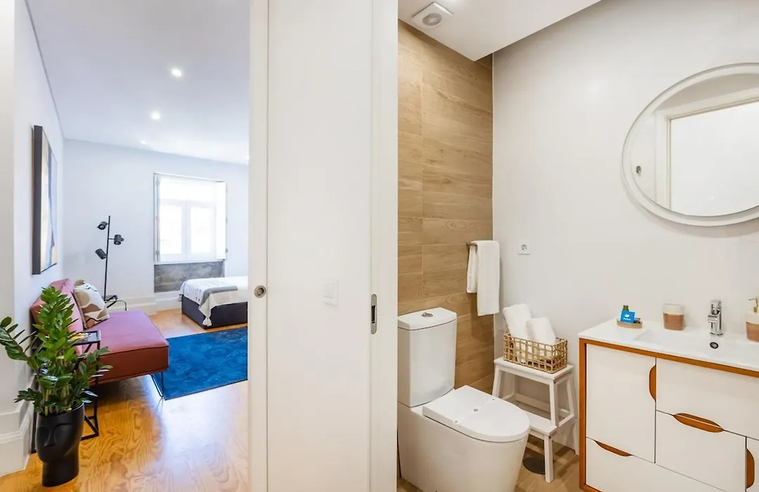 Stylish Studio W/ Ac | Central Porto-1