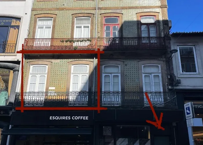 Estudio Historico Seculo XIX Com Varanda E Vistas Para A Baixa Porto