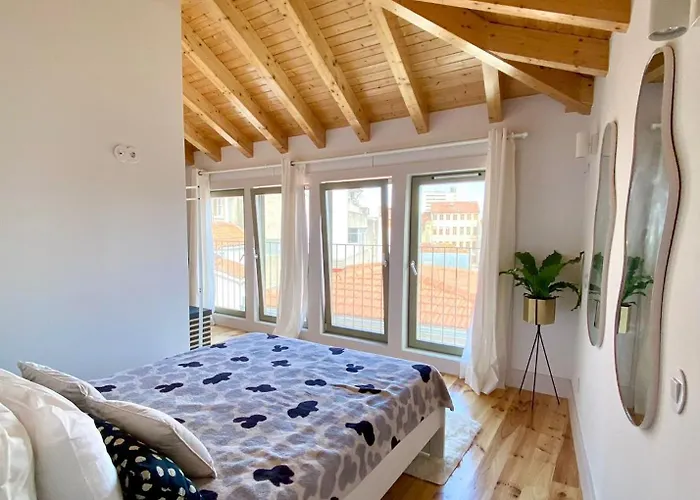 Viva - Rooftop Terrace View Flat OOporto